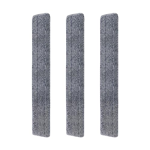 3 Stück（90×10cm）Flache Wischmopp-Pads, Wischbezug Bodenwischer Ersatzbezug, Mikrofaser-Reinigungspads, waschbare Pads, Ersatz für Flachmopp oder Mopp-Eimer-Set, Nachfüllpackungen von MQZHUK