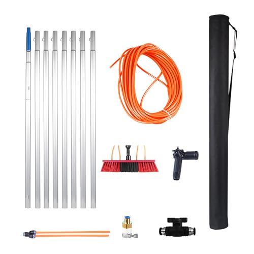 MQZHUK Teleskop Waschbürste 3-12 Meter Teleskopstange Fensterreinigung aus Aluminium Teleskopbürste 35cm zur Reinigung von Solaranlage Terrassendach Wintergarten Reinigungsset PV Anlage Reinigung 12m MQZHUK Teleskop Waschbürste 3-12 Meter Teleskopstange Fensterreinigung aus Aluminium Teleskopbürste 35cm zur Reinigung von Solaranlage Terrassendach Wintergarten Reinigungsset PV Anlage Reinigung 12m von MQZHUK