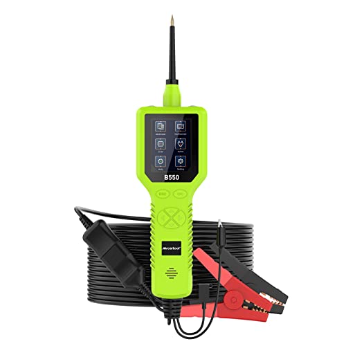 MRCARTOOL B550 Kfz Stromkreistester 12V 24V Autoelektrik-Tester Power Circuit Probe Kit Elektrotester Elektronisch Diagnosesystem Prüfen für Motorrad Vehikel Lkw von MR CARTOOL