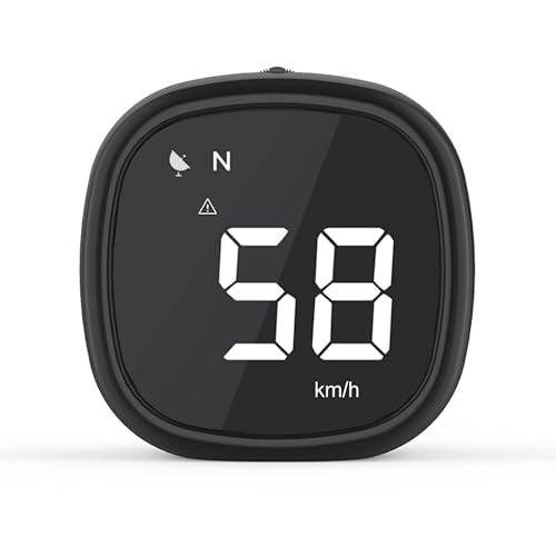 MRCARTOOL M30 Tacho GPS Geschwindigkeitsmesser Digital Neigungsmesser Auto Offroad mit Geschwindigkeits- und Zeitanzeige, DC 5V-24V von MR CARTOOL