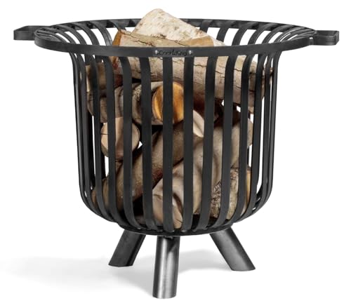 MR. DEKO Feuerschale rund Ø 60cm Tennessee aus Stahl | Feuerkorb für Garten | Feuerstelle mit Korb | Feuerschalen für den Outdoor-Bereich MR. DEKO Feuerschale rund Ø 60cm Tennessee aus Stahl | Feuerkorb für Garten | Feuerstelle mit Korb | Feuerschalen für den Outdoor-Bereich von MR. DEKO