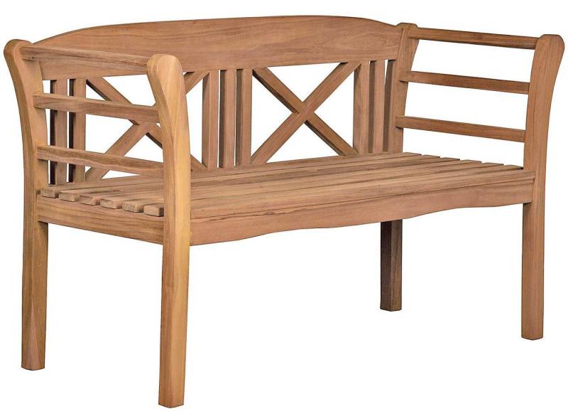 MR.DEKO Gartenbank Föhr Teak 120 cm von MR.DEKO