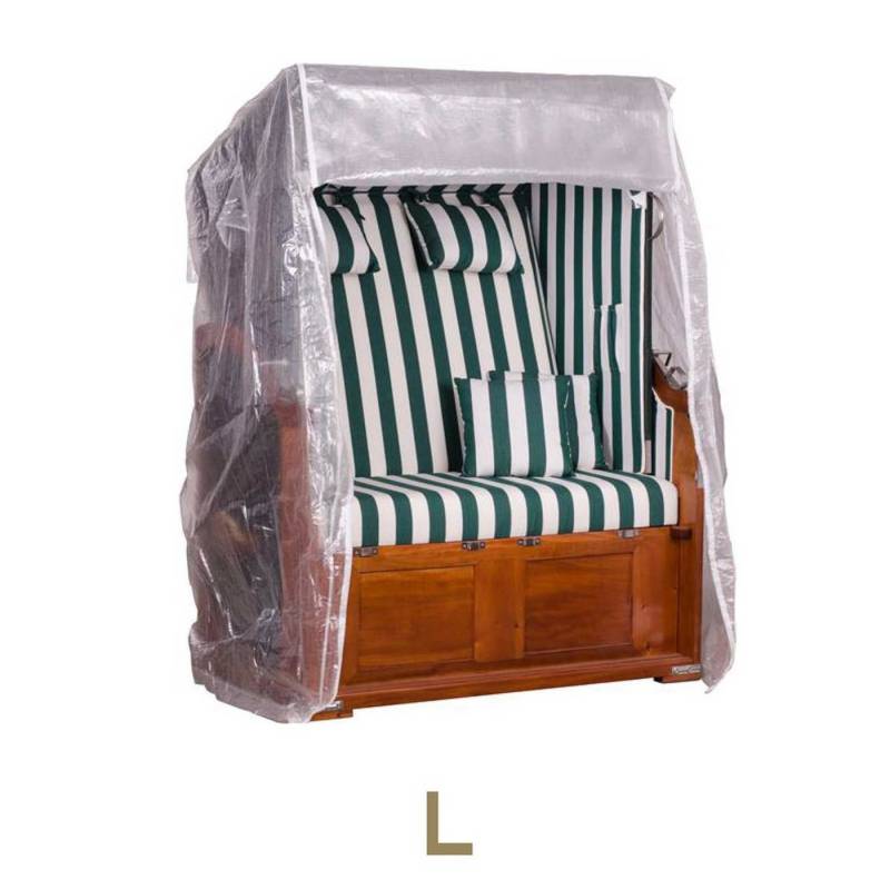 MR.DEKO Strandkorb-Schutzhülle PVC Größe L Transparent MR.DEKO Strandkorb-Schutzhülle PVC Größe L Transparent von MR.DEKO