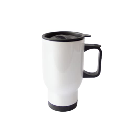 MR.R Sublimation Blanks 15 Unzen Tumbler Doppelwandige vakuumisolierte Wasserflasche Edelstahl-Reiseautobecher mit Deckel, 450 ml von MR.R