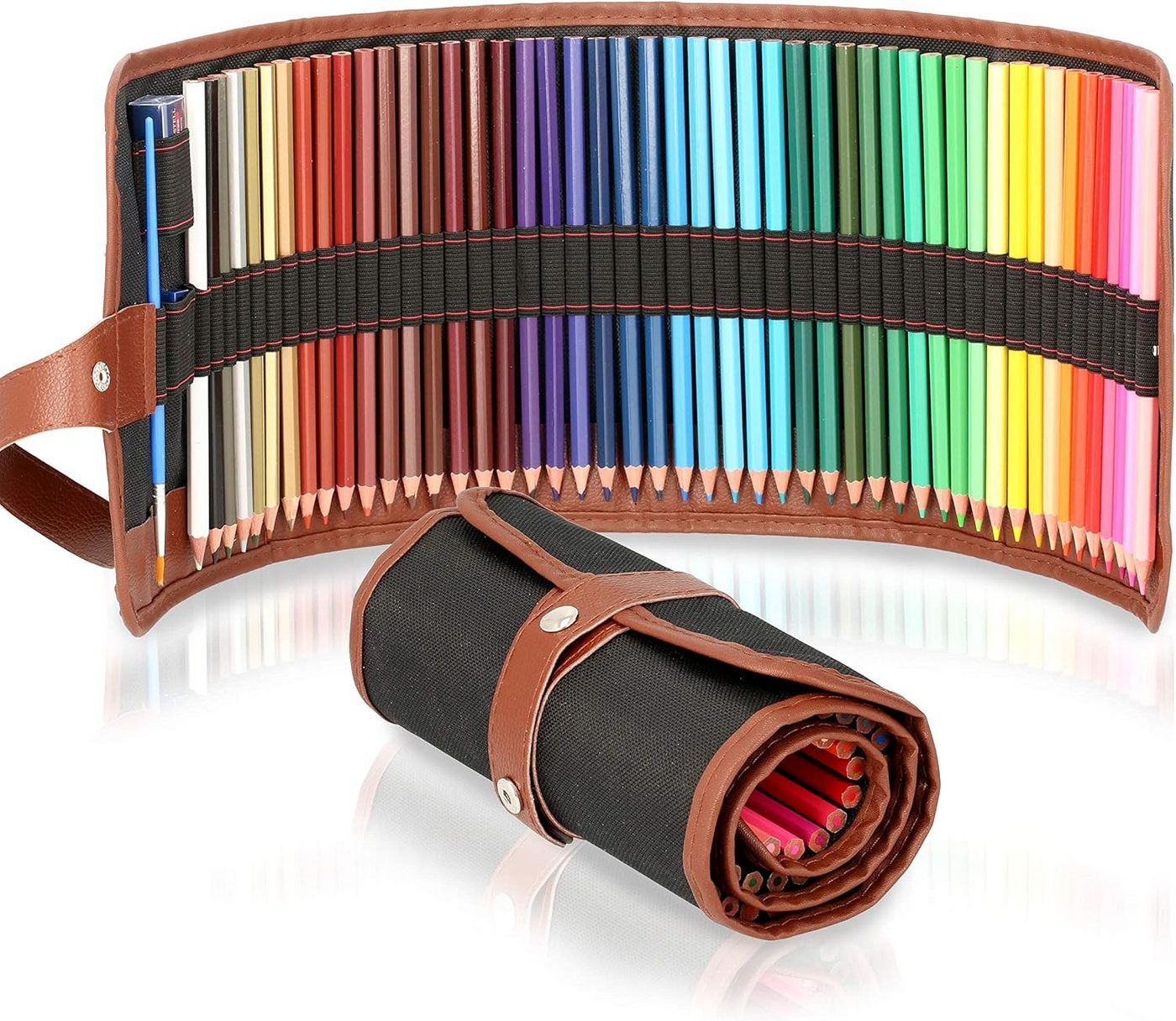 MR.ROBINSON Aquarellfarbe MR.ROBINSON Aquarell Buntstift-Set 48 Farben, Pinsel & Roll-Up-Etui MR.ROBINSON Aquarellfarbe MR.ROBINSON Aquarell Buntstift-Set 48 Farben, Pinsel & Roll-Up-Etui von MR.ROBINSON