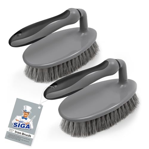 MR.SIGA Hochleistungs Bürste mit Bequemem Griff, Reinigungsbürste für Badezimmer, Dusche, Waschbecken, Boden, 2er-Pack MR.SIGA Hochleistungs Bürste mit Bequemem Griff, Reinigungsbürste für Badezimmer, Dusche, Waschbecken, Boden, 2er-Pack von MR.SIGA