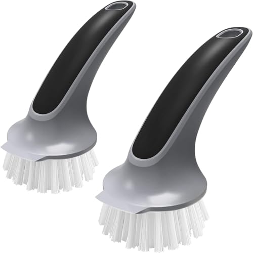 MR.SIGA Topf- und Pfannen Reinigungsbürste, Geschirrbürste für die Küche, 2er-Pack von MR.SIGA