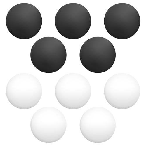 Türstopper Wand selbstklebend 5 Schwarz + 5 Weiß, Der Türgriff - Antikollisionsaufkleber kann als verwendet werden, türstopper wand - wandschutz türklinke - wandpuffer - türpuffer (10 Stück） von MR.TIMELAG