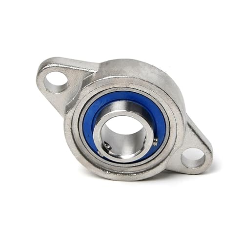 1 Stück Zinklegierung Durchmesser 8 mm bis 30 mm Bohrung Kugellager Stehlagerhalterung SKP000 SKFL000 001 002 003 004 005 006 007(Gold,SKFL005) von MRANADLDF