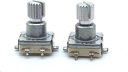 Rotary Encoder 5pcs EC11 Rotationscodiererschalter mit Druckknopfschalter 30 Position 5Pin Smd Typ Grifflänge 12mm Pflaumenwelle von MRANADLDF