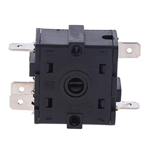 Schalter Encoder 1 Stück AC 250V 16A 3Pin 5Pin Elektrische Raumheizung Drehschalter Wahlschalter(5 Pin) von MRANADLDF