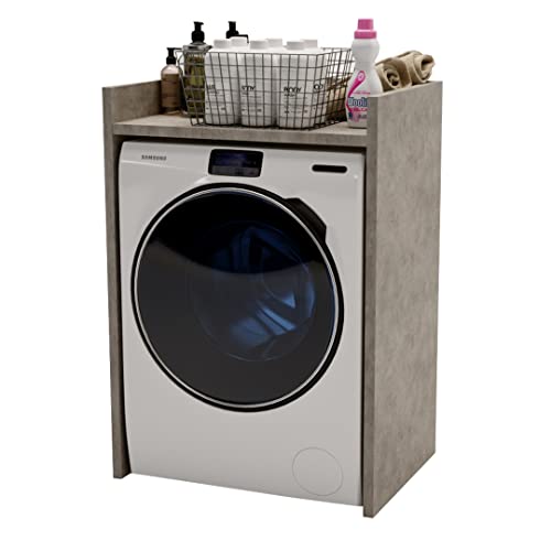 MRBLS Waschmaschinenschrank Überbauschrank für Waschmaschine Trockner Wäschetrockner Badschrank Badezimmermöbel Waschküche Waschmaschinenregal Waschmaschinenüberbau viele Farben - 66x97x62cm (Beton) MRBLS Waschmaschinenschrank Überbauschrank für Waschmaschine Trockner Wäschetrockner Badschrank Badezimmermöbel Waschküche Waschmaschinenregal Waschmaschinenüberbau viele Farben - 66x97x62cm (Beton) von MRBLS_HOME