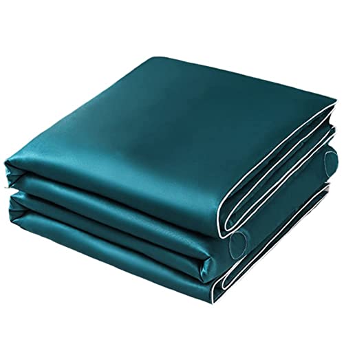 MRBRON Sommer-Steppdecke Waschbare Microfaser Eisseide Summer Air Conditioning Comforter Quilt Leichte und atmungsaktive Decke (Blau Grün,180x200cm) von MRBRON