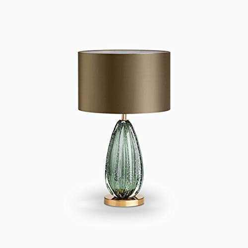 MRBVAOXVD Leselamschreibtischlampost-Modern Stil Schreibtischlampen Mit Grünem Glas Für Wohnzimmer, Schlafzimmer, Büro.Nachttischlamschreibtischlamgroße Tischlamfür Schlafzimmerd Wohnzimmer von MRBVAOXVD