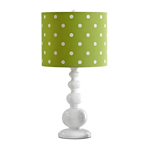 MRBVAOXVD Schreibtischlampen, Leselamschreibtischlammode Wohnzimmer Schlafzimmer Nachtlamkreative Kind Tischlamweiße Umweltschutz Hochdichte Harzlampe/Grün von MRBVAOXVD
