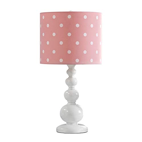 MRBVAOXVD Schreibtischlampen, Leselamschreibtischlammode Wohnzimmer Schlafzimmer Nachtlamkreative Kind Tischlamweiße Umweltschutz Hochdichte Harzlampe/Rosa von MRBVAOXVD