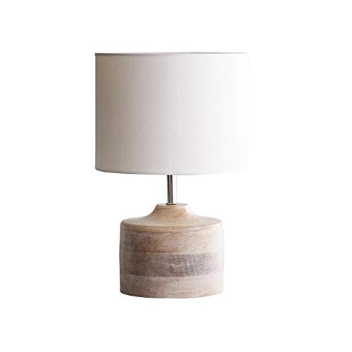 MRBVAOXVD Tischlammassivholz Schreibtischlampe, Retro Altes Handwerk Leselamcwestern Restaurant Desktop Dekolichter E27 Weißes Tuchpenschirm Leselampe von MRBVAOXVD