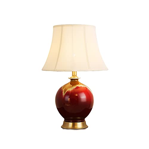 MRBVAOXVD Tischlamrote Kugelförmige Keramik Schreibtischlampe, Kreative Schlafzimmer Schreibtischlameinfachheit Retro Blumenladen Schreibtischlambuchladen Clubhouse Bett-D Schreibtischlampen MRBVAOXVD Tischlamrote Kugelförmige Keramik Schreibtischlampe, Kreative Schlafzimmer Schreibtischlameinfachheit Retro Blumenladen Schreibtischlambuchladen Clubhouse Bett-D Schreibtischlampen von MRBVAOXVD