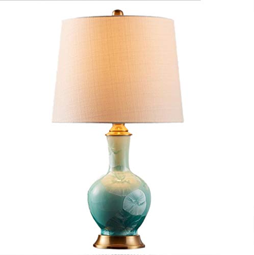 MRBVAOXVD Tischlamschreibtischlampe, Wohnzimmer Keramik Schlafzimmer Hotelhalle Tagungsraum Energiesparende Leselampen Leselampe von MRBVAOXVD