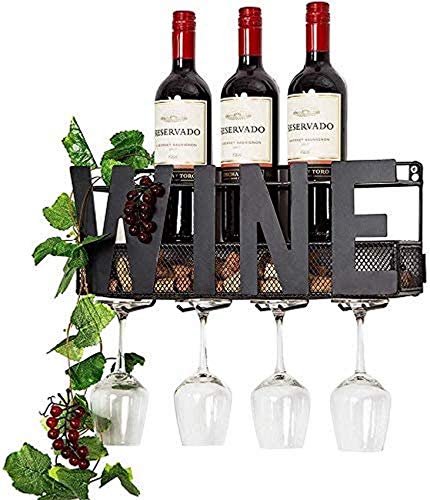MRBVAOXVD Weinregale, Weinliebhaber/Schwebendes Weinregald Gläserhalter-Set Metall-Wandweinregal Mit Flaschen-D Gläserhalter Gläserhalter Für 5 Flaschen Ihres Lieblingsweins MRBVAOXVD Weinregale, Weinliebhaber/Schwebendes Weinregald Gläserhalter-Set Metall-Wandweinregal Mit Flaschen-D Gläserhalter Gläserhalter Für 5 Flaschen Ihres Lieblingsweins von MRBVAOXVD