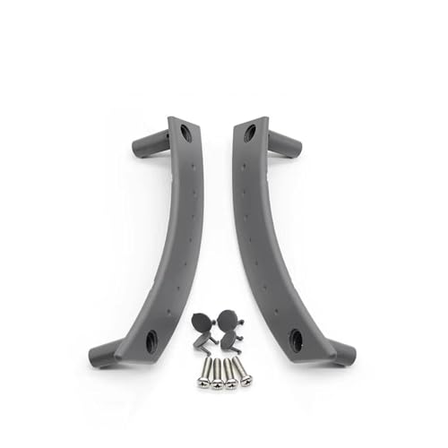 MRBVHGPKUT Autotürgriff 1/2 STÜCK Auto Links Oder Rechts Innentür Pull Handle Protector Abdeckung Trim Für VW Für Käfer 1998-2010(Grau 2 STK) von MRBVHGPKUT