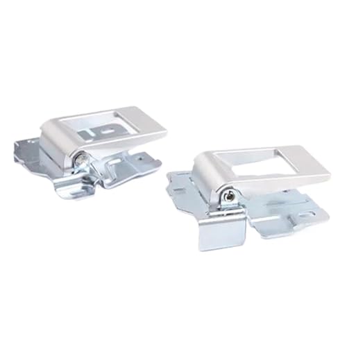 MRBVHGPKUT Autotürgriff Aluminiumlegierung Innenschale Griff Dekoration Abdeckung Für Für Defender 90 110 130 2004-2018(Silver 2-Pcs) von MRBVHGPKUT