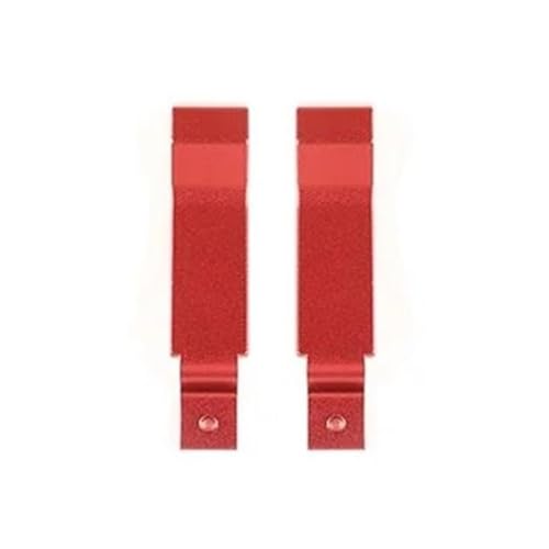 MRBVHGPKUT Autotürgriff Für Für Defender 90 110 130 2004-2018 Aluminiumlegierung Auto Tür Innentür Schüssel Griff Dekoration(Style C Red 2 pcs) von MRBVHGPKUT
