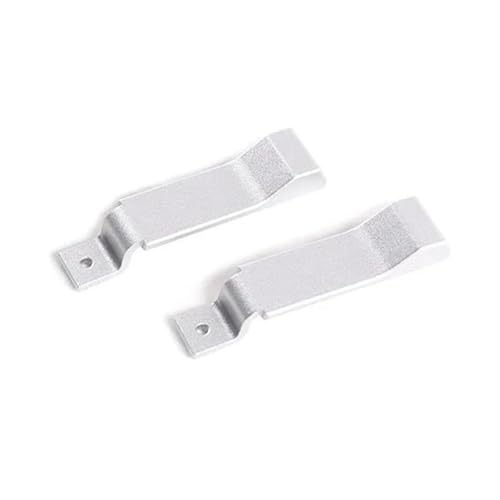 MRBVHGPKUT Autotürgriff Für Für Defender 90 110 130 2004-2018 Aluminiumlegierung Auto Tür Innentür Schüssel Griff Dekoration(Style C Silver 2 pcs) von MRBVHGPKUT