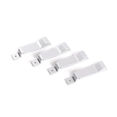 MRBVHGPKUT Autotürgriff Für Für Defender 90 110 130 2004-2018 Aluminiumlegierung Auto Tür Innentür Schüssel Griff Dekoration(Style C Silver 4 pcs) von MRBVHGPKUT