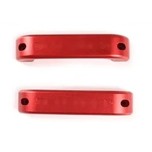 MRBVHGPKUT Autotürgriff Für Für Defender 90 110 130 2004-2018 Aluminiumlegierung Auto Tür Innentür Schüssel Griff Dekoration(Style E Red 2 pcs) von MRBVHGPKUT