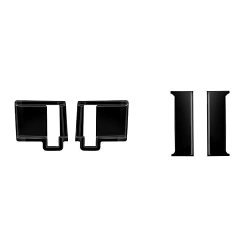 MRBVHGPKUT Autotürgriff Innenbereich Center Türgriff Catch Bowl Panel Cover Trim Protector Für Toyota Für Roomy For Custom 2022-2024(ABS Black AB) von MRBVHGPKUT