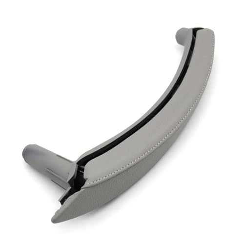MRBVHGPKUT Autotürgriff Innenraum Auto Links Rechts Beifahrertür Ziehgriff Mit Lederabdeckung Trim Für X5 X6 E70 E71 E72 2007-2013(Links grau) von MRBVHGPKUT