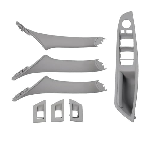MRBVHGPKUT Autotürgriff LHD RHD Auto Innentür Armlehne Innen Ziehgriff Set Für 5er F10 F11 F18 520i 523i 525i 528i 530i 535i 540i 2010-2017(Rechtslenker, Grau) von MRBVHGPKUT