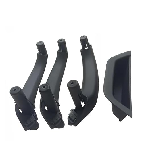 MRBVHGPKUT Autotürgriff LHD RHD Auto Vorne Hinten Links Rechts Innengriff Pull Trim Türgriffverkleidung Für X3 X4 F25 F26 2010-2016(RHD 4PCS Black) von MRBVHGPKUT