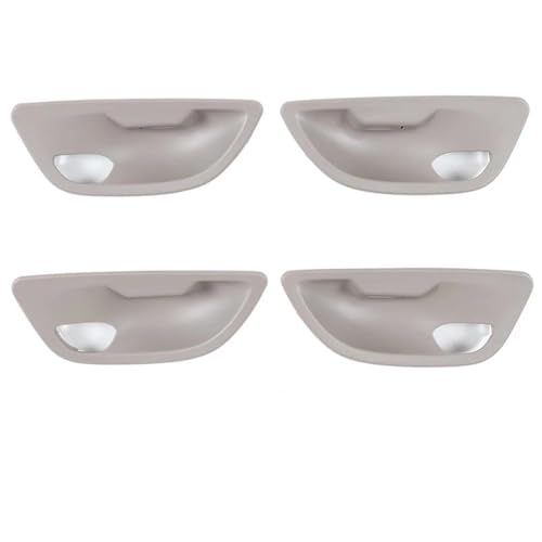 MRBVHGPKUT Autotürgriff LHD RHD Türinnengriff Schüssel Abdeckung Trim Für 5er F10 F11 F18 2010-2017(4 Stück grau) von MRBVHGPKUT