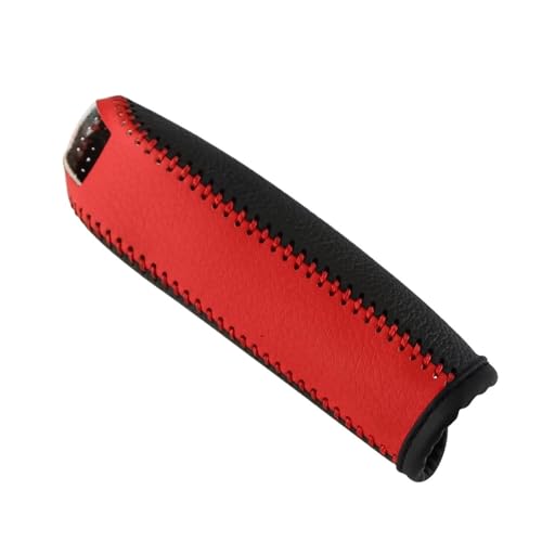 MRBVHGPKUT Handbremsenabdeckung Für Für Focus 2 3 Für Fiesta MK2 MK3 Für Mondeo MK4 Für Fusion Auto Getriebe Handbremsabdeckung(ROT) von MRBVHGPKUT
