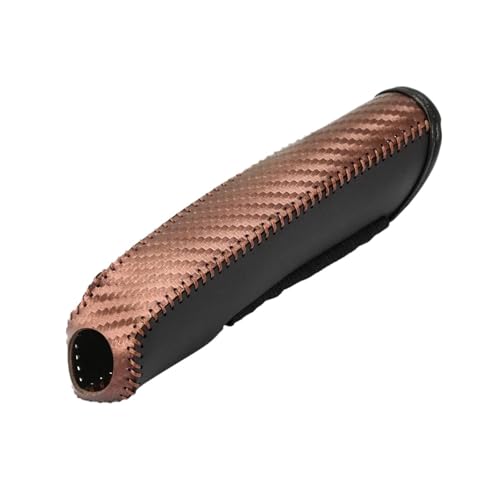 MRBVHGPKUT Handbremsenabdeckung Für Mazda 2 3 Bk 6 Gg Gj Gh Cx5 Cx30 Cx3 Cx7 Mx5 Für Axela Ms Auto Getriebe Handbremsabdeckung(BRAUN) von MRBVHGPKUT