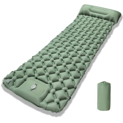 MRDEER Isomatte: Selbstaufblasende High-Comfort Camping-Luftmatratze mit Kopfkissen, 30s Sofortaufblasung, kompakte Rucksackgröße - perfekt für Outdoor-Enthusiasten MRDEER Isomatte: Selbstaufblasende High-Comfort Camping-Luftmatratze mit Kopfkissen, 30s Sofortaufblasung, kompakte Rucksackgröße - perfekt für Outdoor-Enthusiasten von MRDEER
