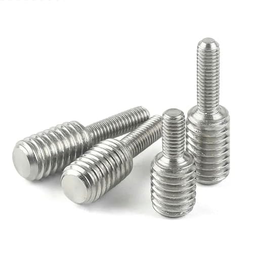 M4 M5 M6 M8 M10 M12 M16 M20 Edelstahl metrisches Gewinde Konvertierungsschraube Doppelendkonverter Reduzierung für Kameraadapter-M4X15-M6X15-10Stk von MRESXT
