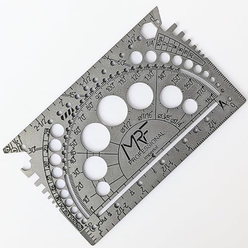 MRF Card Multitools Profi - 24-in-1 Titan Multitool für Werkstatt & Feld - Kompaktes EDC für Ingenieure, Mechaniker & Holzarbeiter - Kreditkartengröße von MRF Card Multitools