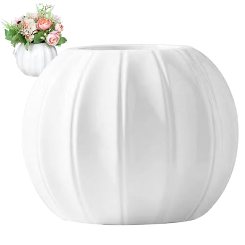 Kürbis Blumentopf, Übertopf, 4,5 Zoll Kleiner Keramik Übertopf - Mini Pflanze von MRKU