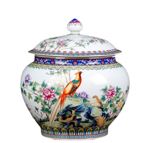 MRKU Keramik Retro Vase Dekoration Getrocknete Blumen PorcelainTemple Für Wohnkultur Hochzeit Orientalischen von MRKU