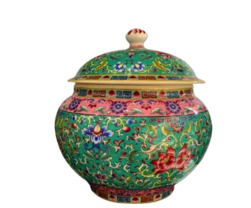 MRKU Keramik Retro Vase Dekoration Getrocknete Blumen PorcelainTemple Für Wohnkultur Hochzeit Orientalischen MRKU Keramik Retro Vase Dekoration Getrocknete Blumen PorcelainTemple Für Wohnkultur Hochzeit Orientalischen von MRKU