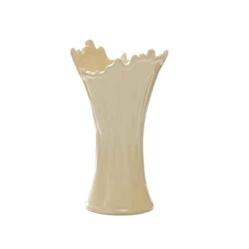 Schwarze Keramikvase, klein, für Dekoration, modernes Boho-Design, matt, rund, modernes Design von MRKU