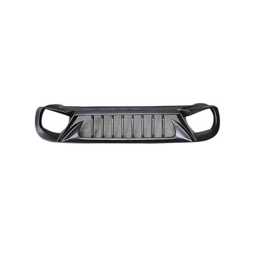 MRNQCB Frontstoßstange Racing Schwarz Carbon Luftgitter Für Jeep Für Renegade Grills 2019 2020 2021 2022 Styling Außenzubehör Autofront- und Kühlergrills(Matte Black) von MRNQCB