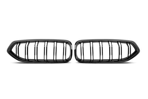 MRNQCB Frontstoßstangen-Kühlergrill Für B&MW Z4 G29 2019-2022 Diamant-Auto-Nieren-Kühlergrill Glänzend Schwarz Frontstoßstange Renngrill(Gloss Black) von MRNQCB