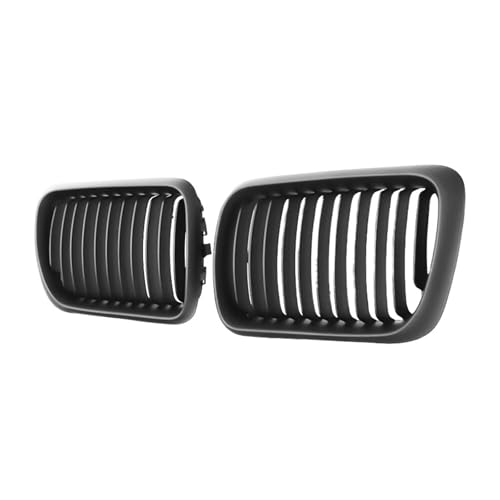 MRNQCB Für B&MW E36 318i 323i 325i 320i 328i 1997–1998 – Mattschwarzer ABS-Kühlergrill Front-Ersatz-Nierengrill Autofront- und Kühlergrills von MRNQCB