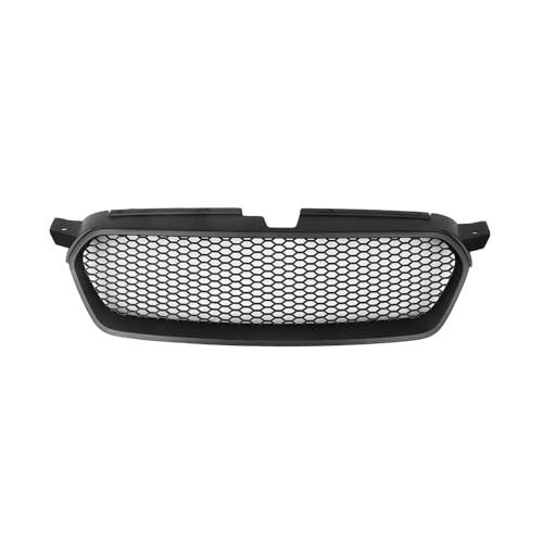 MRNQCB Für Subaru Für Legacy 2008–2009 Frontgrill Racing-Grill Carbonfaser-Optik/Glanz/Mattschwarz Oberes Stoßfänger-/Motorhaubengitter 91121AG20A Autofront- und Kühlergrills(Matte Black) von MRNQCB