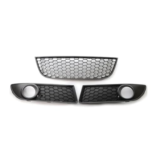 MRNQCB Mittelgrill-Lüftungsgitter Für VW Für Polo GTI 2006–2007 2008 2009 Links Rechts Vorderer Unterer Stoßfänger Nebelscheinwerfergitter 6Q0853666G Autofront- und Kühlergrills(1 Set) von MRNQCB