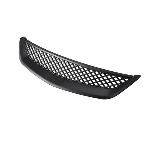 MRNQCB Schwarzer Kühlergrill Für Die Motorhaube Für Civic JDM Type R 2001–2003 Autofront- und Kühlergrills von MRNQCB